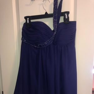 purple homecoming dress!